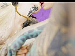 Shy Goth Punk Teen Tries First-Time Anal Fingering Gaping with Toys and Licks