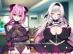 Monster Tits Tempt Old Roommates in Kemonomimi Vampire VR World Gameplay