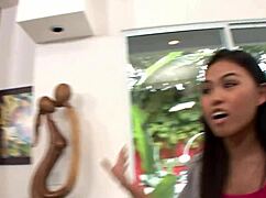 two lesbian blondes with piercings tongue each other's shaved pussies deep