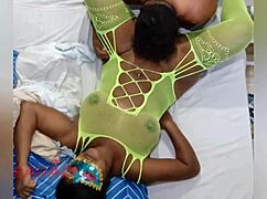 safada squirts hard in my mouth during carnaval closeup pussy licking