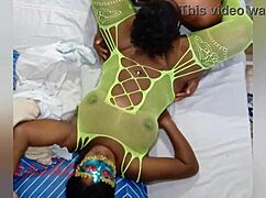 safada squirts hard in my mouth during carnaval closeup pussy licking