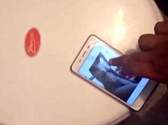 cum blasts everywhere for this black dick lover