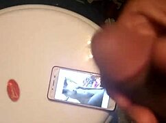 cum blasts everywhere for this black dick lover