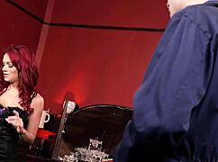 red milf in fishnets gets fucked hard by kai taylor