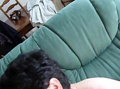 marie the bitch gets her fat tits facialed by the parisian guy