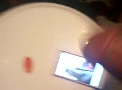 cum blasts everywhere for this black dick lover