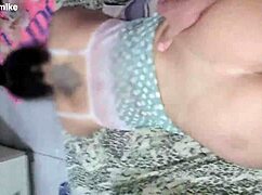 he bends his latina stepsister over for a hard hairy pussy doggystyle creampie pounding