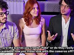 first casting interview turns into dirty fmm threesome with rough spit riding