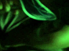 Redbone beauty with thick curves sucks big black cock deep in shadows