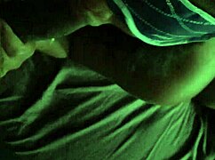 Redbone beauty with thick curves sucks big black cock deep in shadows