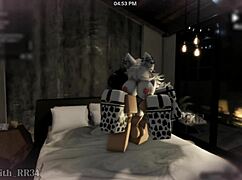 pounding cute follower's ass doggystyle in cow costume! part 2