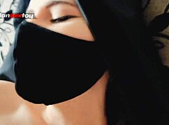 is this asian in heels and stockings fingering her juicy pussy sinful or innocent?