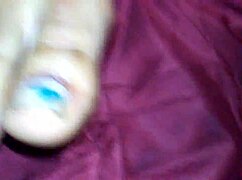 Ebony Delivers Steamy Foot Job Cumshot