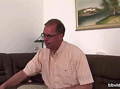 deutsche granny with saggy tits and stockings hunts cum while bent over doggystyle 💦🐷