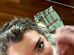 Hot Canadian Blonde Eden Ivy Gags on Monster Cock