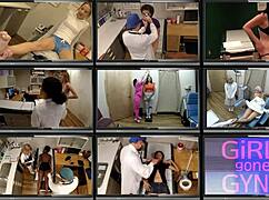 angel santana and aria nicole endure first humiliating gyno exam with speculum spreading