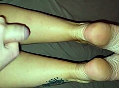 hot stepmom offers special foot fetish treat