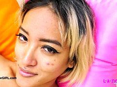 i show off my gorgeous asian model's sexy body