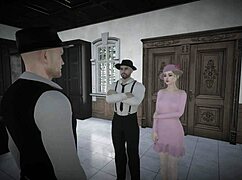 Blonde Shaved Pussy Teases in Angel's Awakening Part 10 Bedroom Play