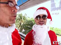 whoa this ladyboy's massive cock throbs while she sucks and fucks hard