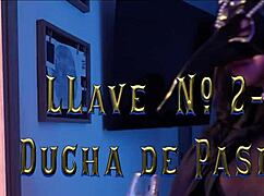 Colombian Latinas Valen And Danyla Soap Up For Intense Poolside Lesbian Group Pleasure