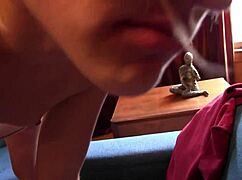 damn, sadie straps up and pounds dylan's pussy against the wall till they both explode in orgasm