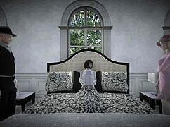 Blonde Shaved Pussy Teases in Angel's Awakening Part 10 Bedroom Play