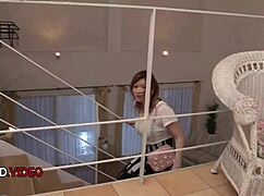 busty kinky mature lady takes thick asian creampie deep inside