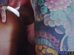 damn those big tits on ebony tina fire got me feelin her pornfidelity fire