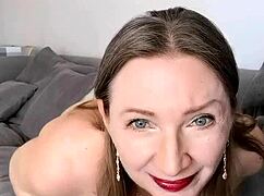 busty stepmom in stockings fulfills stepson's bold toy requests up close