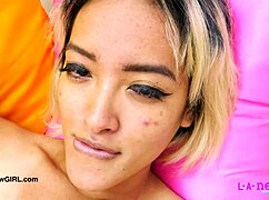 i show off my gorgeous asian model's sexy body