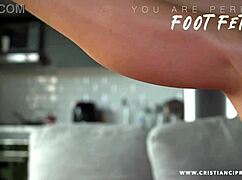 Your feet drive me wild Colombian latina lick them during our quickie fuck fetish!