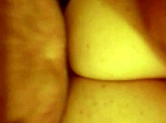 Horny Italian girlfriend with giant tits gives massive titty fuck to huge cock