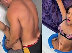 Jessie Pony squirts wild on Teddy Tarantino reverse glory cock rip