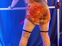 hotwife steffi the hippie witch dances her huge pussy lips dirty with vibrator!!!