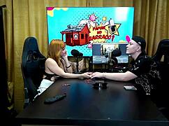 Ruan sniffs Alexa Araujo's wet pussy fingers it deep tesao podcast pupum barraco