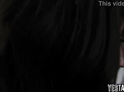 Curvy ebony spider woman in costume devours neighbor's monster cock during wild threesome romp