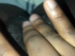 late night black wet pussy solo fun