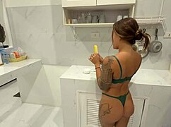 wanna see me pound this hot blonde's juicy pussy doggystyle?