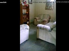 a mature woman waits anxiously for the plumber