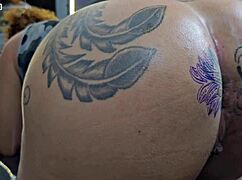 Check my huge BBC creampie in milf curly pussy lips monster cock