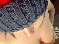 skater chick submits gets handful of hot sticky cum