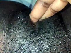 late night black wet pussy solo fun