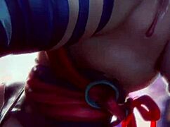 Bald Pussy Juri Dances While Alyx Deepthroats in Slime Fuck Compilation!