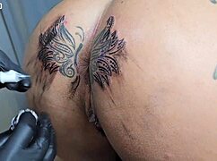 Check my huge BBC creampie in milf curly pussy lips monster cock