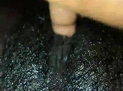 late night black wet pussy solo fun