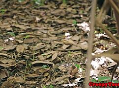 whoa bondage teen bent over rough fucked outdoors by neighbor stalker!! 😈