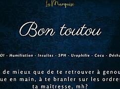 bon toutou delivers french joi femdom humiliation for obedient pups
