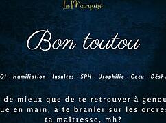 bon toutou delivers french joi femdom humiliation for obedient pups