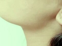 alyssia kent's oiled busty body leads to fingering her wet pussy passionately